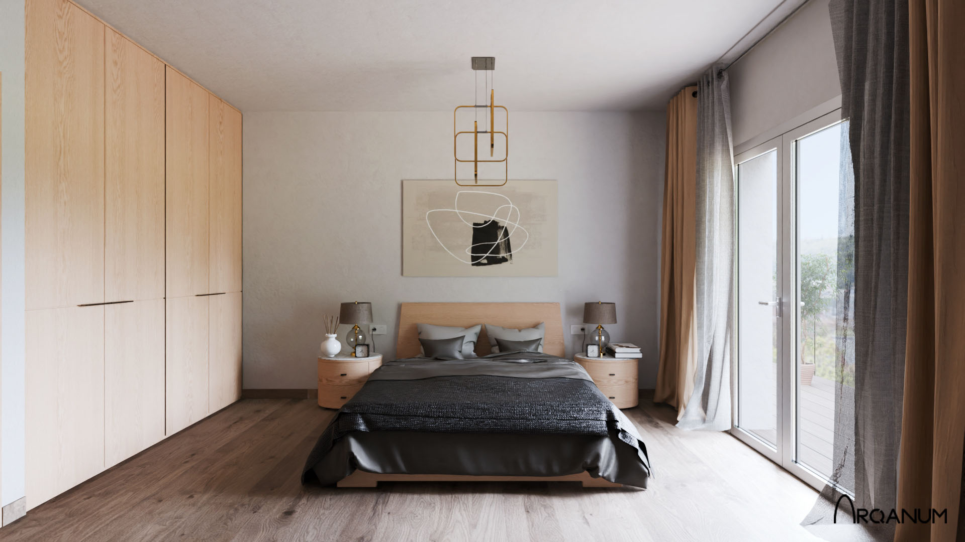 Housing in Madrid, bedroom